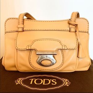 Vintage Tod’s Tan Leather Bag - PERFECT condition!